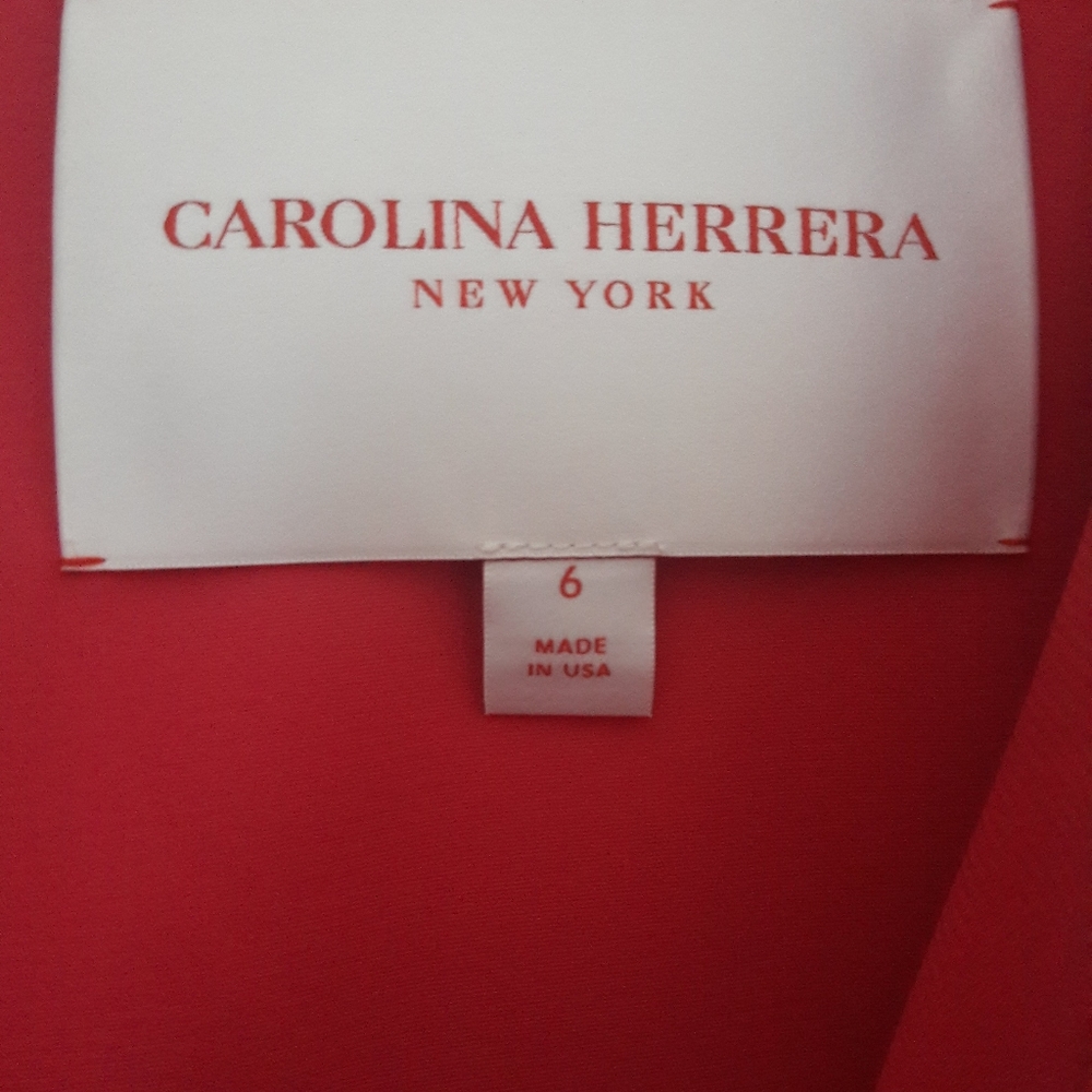 🆕️CAROLINA HERRERA silk dress sz 6 - Picture 7 of 9